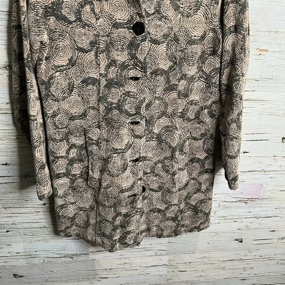 CMC made in the USA jacket blazer tapestry size small brown - Picture 2 of 9